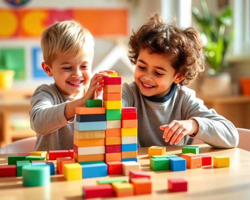Toddlers playing